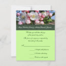 Recherche de fleuri 11x14 invitations Vert