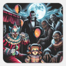 Recherche de poupées effrayantes autocollants Halloween