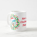 Recherche de hibou de noël tasses Rouge