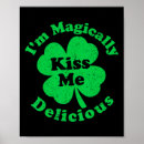 Recherche de trèfle chanceux posters Feuille de trèfle