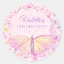 Recherche de pourpre de papillon autocollants Fille