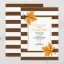 Recherche de feuille érable invitations Brun