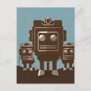 Recherche de sci fi cartes postales Robots