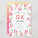 Recherche de ananas rose invitations Pour enfants