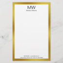 Zoek naar faux briefpapier Monogrammen
