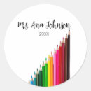 Recherche de crayon couleur autocollants Retour à l'école