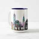 Recherche de new york city skyline tasses Coloré