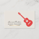 Recherche de guitare rouge cartes visite Musicien