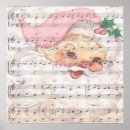 Recherche de christmas music posters Santa