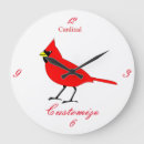Recherche de oiseau rouge horloges Nature