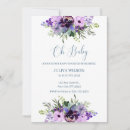 Recherche de pourpre de baby shower invitations Oh bébé