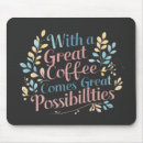 Recherche de citation café tapis souris Amateur de café