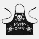 Recherche de drapeau pirates tabliers Halloween