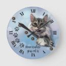 Recherche de humour de chat horloges Animal