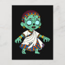 Recherche de kawaii halloween cartes postales Zombie