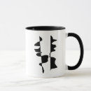 Recherche de visage abstrait tasses Contemporain
