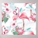 Zoek naar flamingo patroon posters Floreel