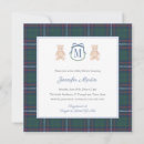 Recherche de tartan invitations Mother to be