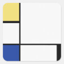 Recherche de mondriaan autocollants Géométrique