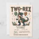 Recherche de dinosaures drôles invitations Boy