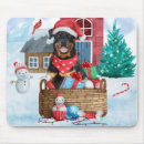 Recherche de chien rottweiler tapis souris Noël
