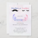 Recherche de moustache rose invitations Moderne