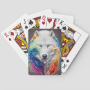 Recherche de loup blanc jeux de cartes Sauvage