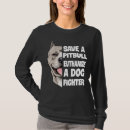 Zoek naar hond minnaar tshirts Pitbull