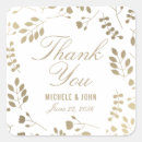 Recherche de or faux autocollants Blanc