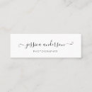 Zoek naar script visitekaartjes Minimalistisch