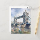 Recherche de tower bridge cartes postales Aquarelle