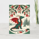 Recherche de geek christmas vœux cartes Dragons
