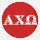 Recherche de lettre grecque autocollants Alpha chi omega