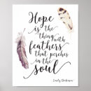 Zoek naar veren posters Typografie