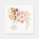 Recherche de boho bridal shower serviettes Herbe de pampa