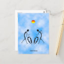 Recherche de danseurs bleus cartes postales Coloré