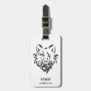 Recherche de loups bagages étiquettes Noir et blanc