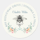 Recherche de abeille rose autocollants Feuillage