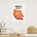 Recherche de croissants posters Petit déjeuner