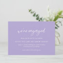 Recherche de lavender wedding save the dates Simple