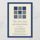 Recherche de fête de vacances de société invitations Bleu