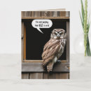 Zoek naar humor uil kaarten Vogel