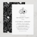 Recherche de black floral invitations Botanique