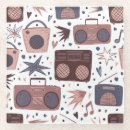 Recherche de music dessous de verres Vintage