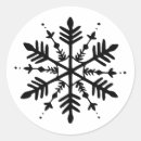 Recherche de flocon neige noir autocollants Xmas