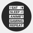 Zoek naar eet slaap stickers Gamer