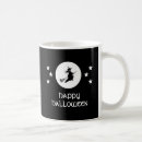 Recherche de silhouette de sorcière tasses Halloween