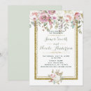Recherche de rose vert mariage invitations Rustique