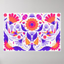 Recherche de folk floral art Coloré