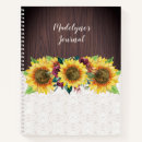 Zoek naar zonnebloemen notitieboeken Land